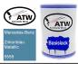 Preview: Mercedes-Benz, Zirkonblau Metallic, 5555: 500ml Lackdose, von ATW Autoteile West.